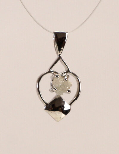 Rohdiamant-Silber-Anhänger-0069