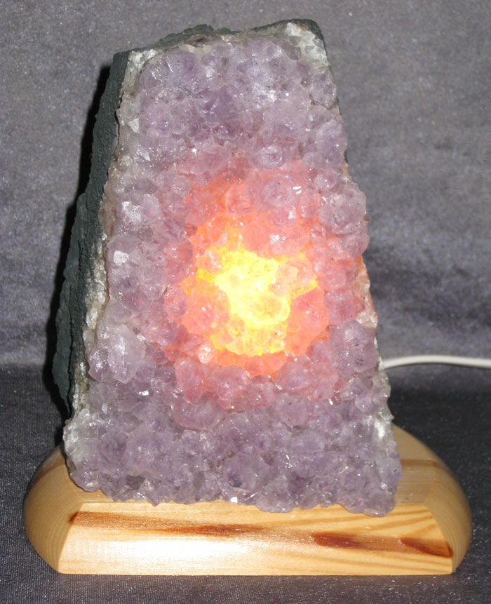 Amethyst Lampe